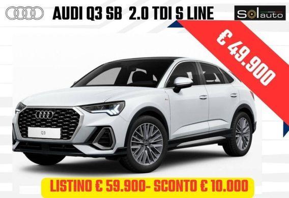 Audi Q3 Sportback 35 2.0 tdi S line edition s-tronic