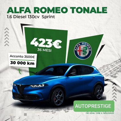 Alfa Romeo Tonale 1.6 diesel 130 CV TCT6 Sprint