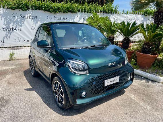 Smart ForTwo EQ British Green (22kW)*PELLE MARRONE *NAVIGATORE* FARI LED*PACK SPORT BRABUS