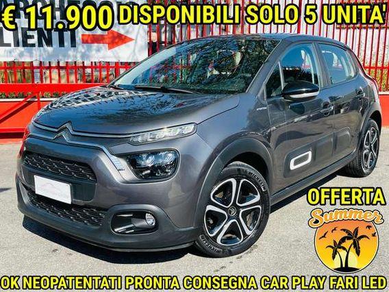 Citroen C3 C3 1.2 puretech PROMO SUMMER SOLO 5 VEICOLI