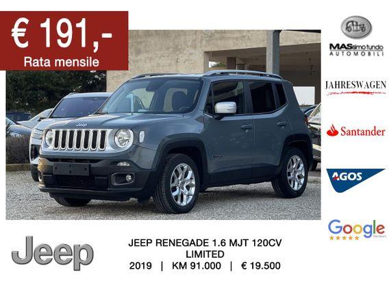 JEEP Renegade 1.6 Mjt 120CV Limited