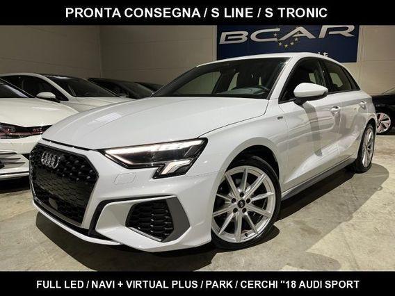 AUDI A3 SPB 35TDI Stronic S line "18 Sline NAV+VIRTUAL PLU