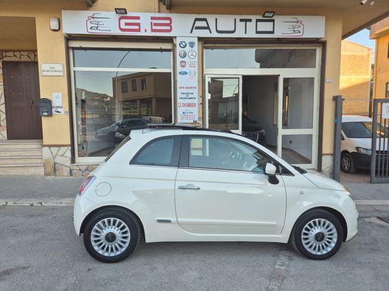 FIAT 500 1.2 BENZINA SOLI KM 70000 CERTIFICATI TETTO APRIB