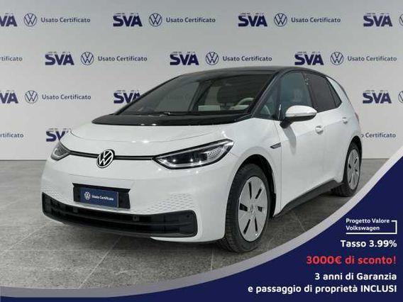 Volkswagen ID.3 Mark 1 (2020-2023) Style 204CV (58Kwh) - POMPA DI CALORE - IVA ESPOSTA -
